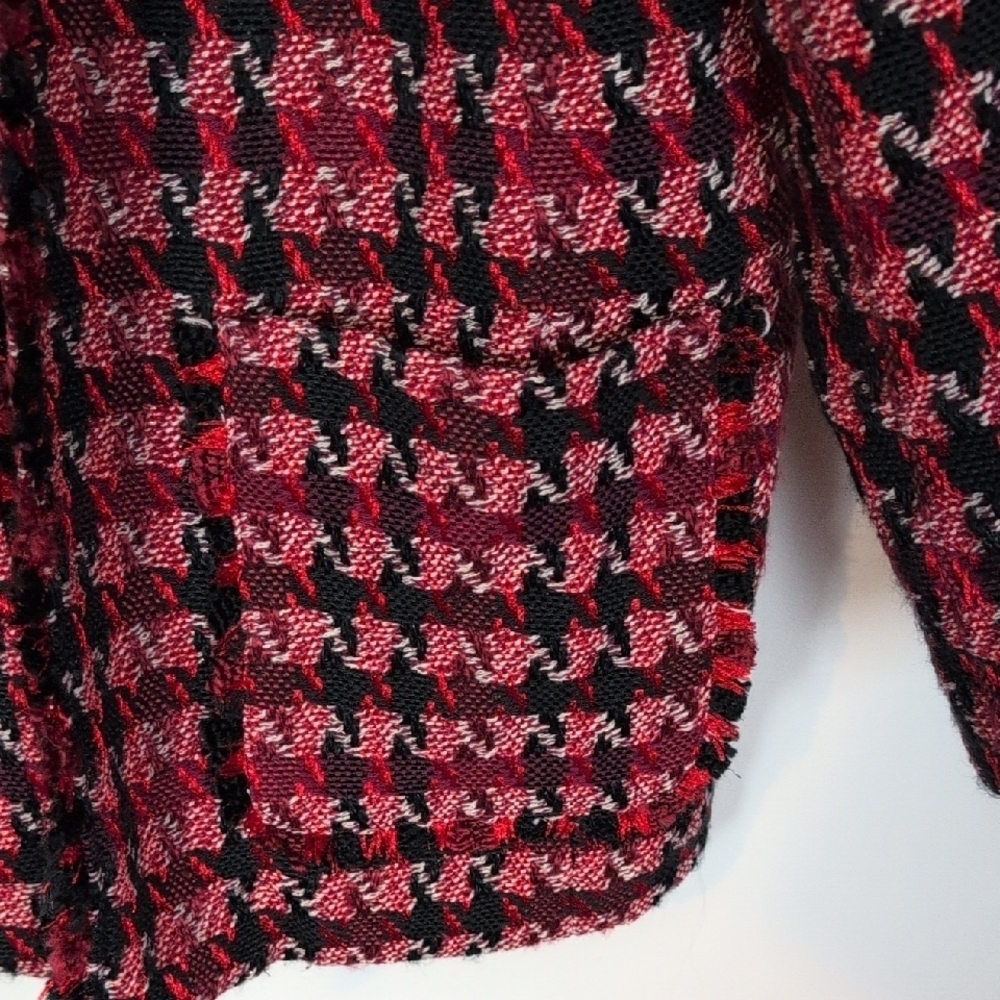 Chico's Tweed Open Front Jacket - Picture 4 of 8